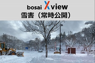 bosaiXview ： 氷雪災害